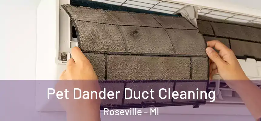 Pet Dander Duct Cleaning Roseville - MI